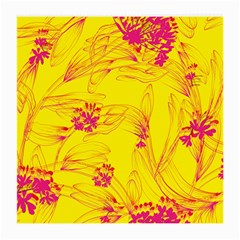 Floral Abstract Pattern Medium Glasses Cloth by designsbymallika