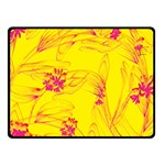 Floral Abstract Pattern Fleece Blanket (Small) 50 x40  Blanket Front