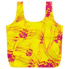 Floral Abstract Pattern Full Print Recycle Bag (xl) by designsbymallika