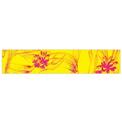 Floral Abstract Pattern Small Flano Scarf