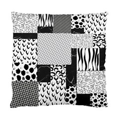 Black And White Pattern Standard Cushion Case (one Side) by designsbymallika