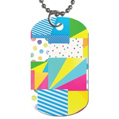 Geometric Pattern Dog Tag (one Side) by designsbymallika