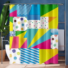 Geometric Pattern Shower Curtain 60  X 72  (medium)  by designsbymallika