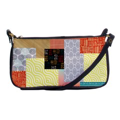 Tribal Mosaic Print Shoulder Clutch Bag by designsbymallika