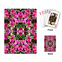 Magenta Repeats Playing Cards Single Design (rectangle) by kaleidomarblingart