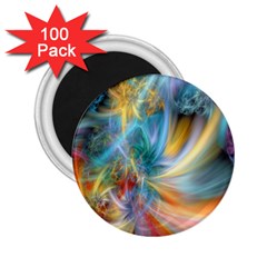 Colorful Thoughts 2 25  Magnet (100 Pack)  by WolfepawFractals