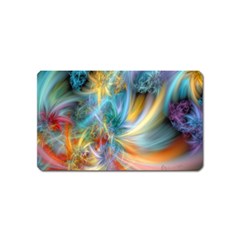 Colorful Thoughts Magnet (name Card) by WolfepawFractals