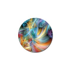 Colorful Thoughts Golf Ball Marker (4 Pack) by WolfepawFractals