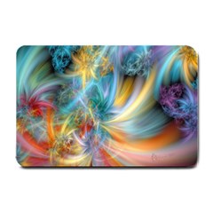 Colorful Thoughts Small Doormat by WolfepawFractals