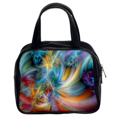 Colorful Thoughts Classic Handbag (two Sides) by WolfepawFractals