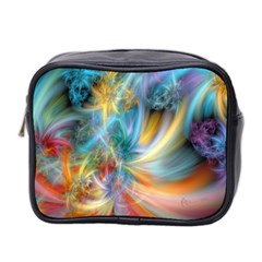 Colorful Thoughts Mini Toiletries Bag (two Sides) by WolfepawFractals