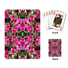 Magenta Flowers Playing Cards Single Design (rectangle) by kaleidomarblingart