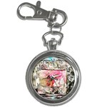 Marbling collage Key Chain Watches Front