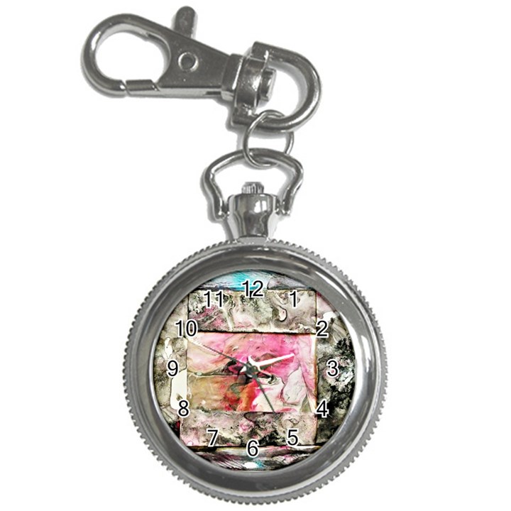 Marbling collage Key Chain Watches