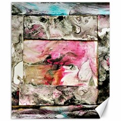 Marbling Collage Canvas 8  X 10  by kaleidomarblingart