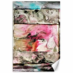 Marbling Collage Canvas 24  X 36  by kaleidomarblingart