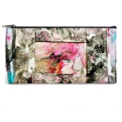 Marbling Collage Pencil Case by kaleidomarblingart