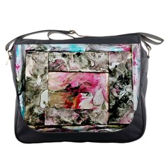 Marbling Collage Messenger Bag