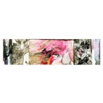 Marbling collage Satin Scarf (Oblong) Front