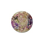 Marbling Collage Golf Ball Marker (4 pack) Front