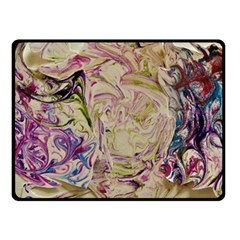 Marbling Collage Fleece Blanket (Small)