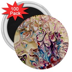 Marbling Collage 3  Magnets (100 Pack) by kaleidomarblingart