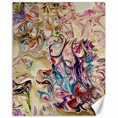 Marbling Collage Canvas 16  X 20  by kaleidomarblingart