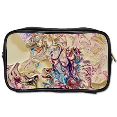 Marbling Collage Toiletries Bag (two Sides) by kaleidomarblingart