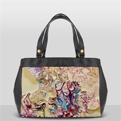 Marbling Collage Oversize Office Handbag by kaleidomarblingart