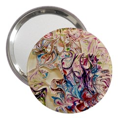 Marbling Collage 3  Handbag Mirrors by kaleidomarblingart