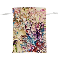 Marbling Collage  Lightweight Drawstring Pouch (xl) by kaleidomarblingart