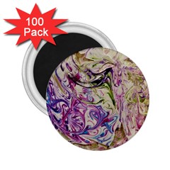 Abstract Swirls Iv 2 25  Magnets (100 Pack)  by kaleidomarblingart