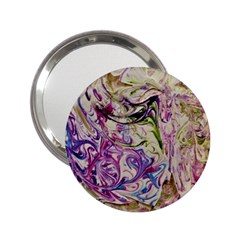 Abstract Swirls Iv 2 25  Handbag Mirrors by kaleidomarblingart