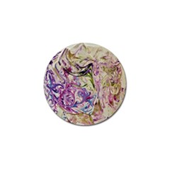 Abstract Swirls Iv Golf Ball Marker by kaleidomarblingart