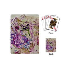 Abstract Swirls Iv Playing Cards Single Design (mini) by kaleidomarblingart