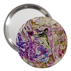 Abstract Swirls Iv 3  Handbag Mirrors by kaleidomarblingart