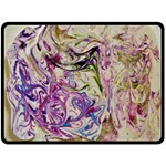 Abstract swirls IV Double Sided Fleece Blanket (Large)  80 x60  Blanket Front