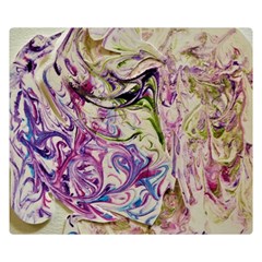 Abstract Swirls Iv Double Sided Flano Blanket (small)  by kaleidomarblingart