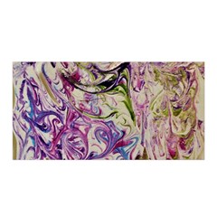 Abstract Swirls Iv Satin Wrap by kaleidomarblingart