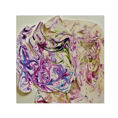 Abstract Swirls Iv Small Satin Scarf (square)