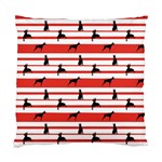 Doberman Dogs On Lines Standard Cushion Case (Two Sides) Front