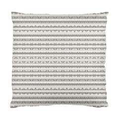 Mixed Gray Striped Ethnic Seamless Pattern Standard Cushion Case (one Side) by dflcprintsclothing