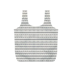 Mixed Gray Striped Ethnic Seamless Pattern Full Print Recycle Bag (s)