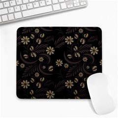 Folk Flowers Pattern  Large Mousepads by Eskimos