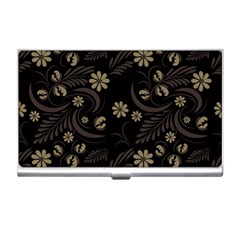 Folk Flowers Pattern  Business Card Holder by Eskimos