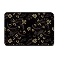 Folk Flowers Pattern  Small Doormat  by Eskimos