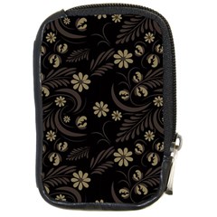 Folk Flowers Pattern  Compact Camera Leather Case by Eskimos