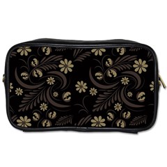 Folk Flowers Pattern  Toiletries Bag (one Side) by Eskimos