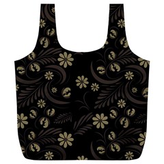 Folk Flowers Pattern  Full Print Recycle Bag (xl) by Eskimos