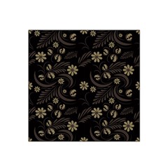 Folk Flowers Pattern  Satin Bandana Scarf by Eskimos